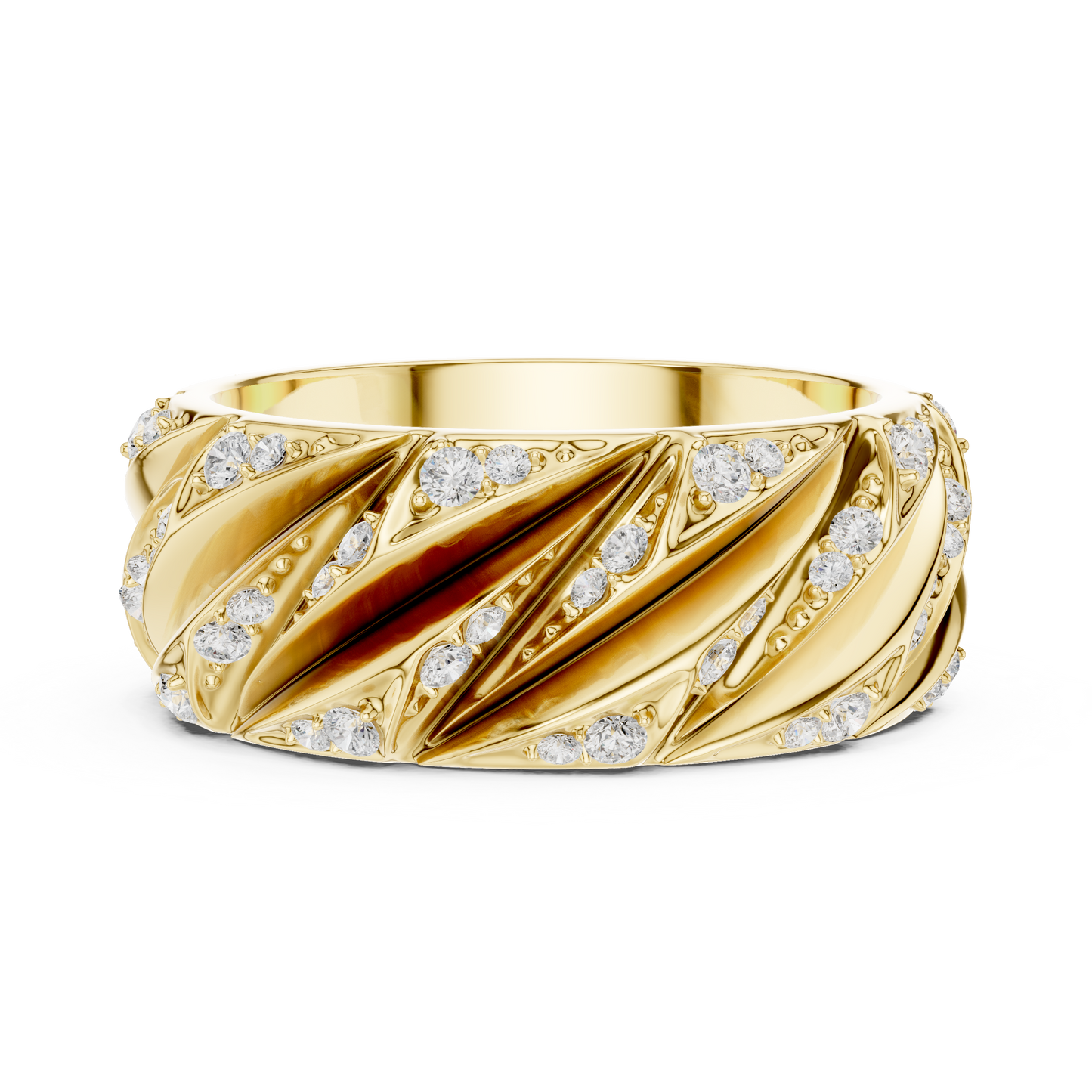 Noir Luxe Diamond Ring for Men