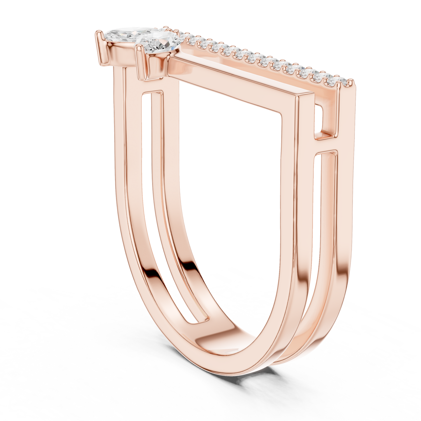 Auryn Crest Diamond Ring