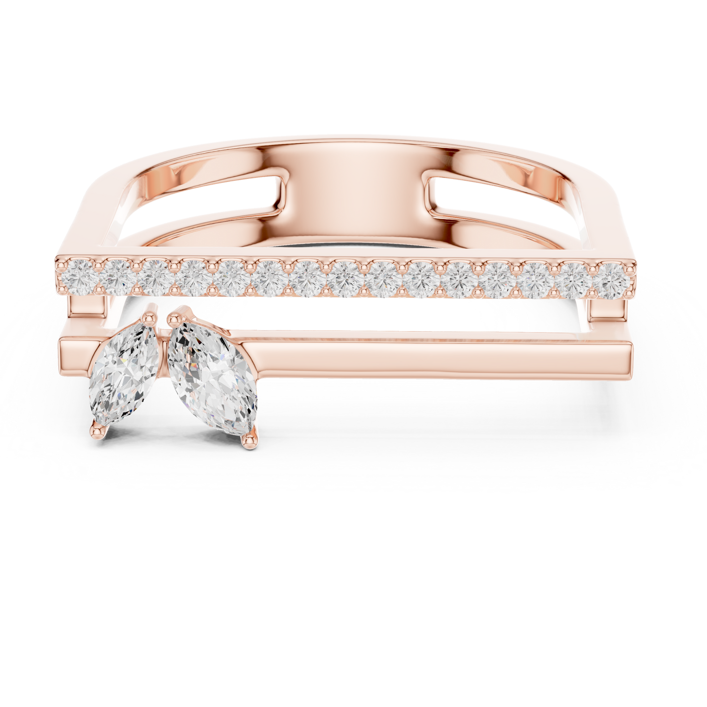 Auryn Crest Diamond Ring
