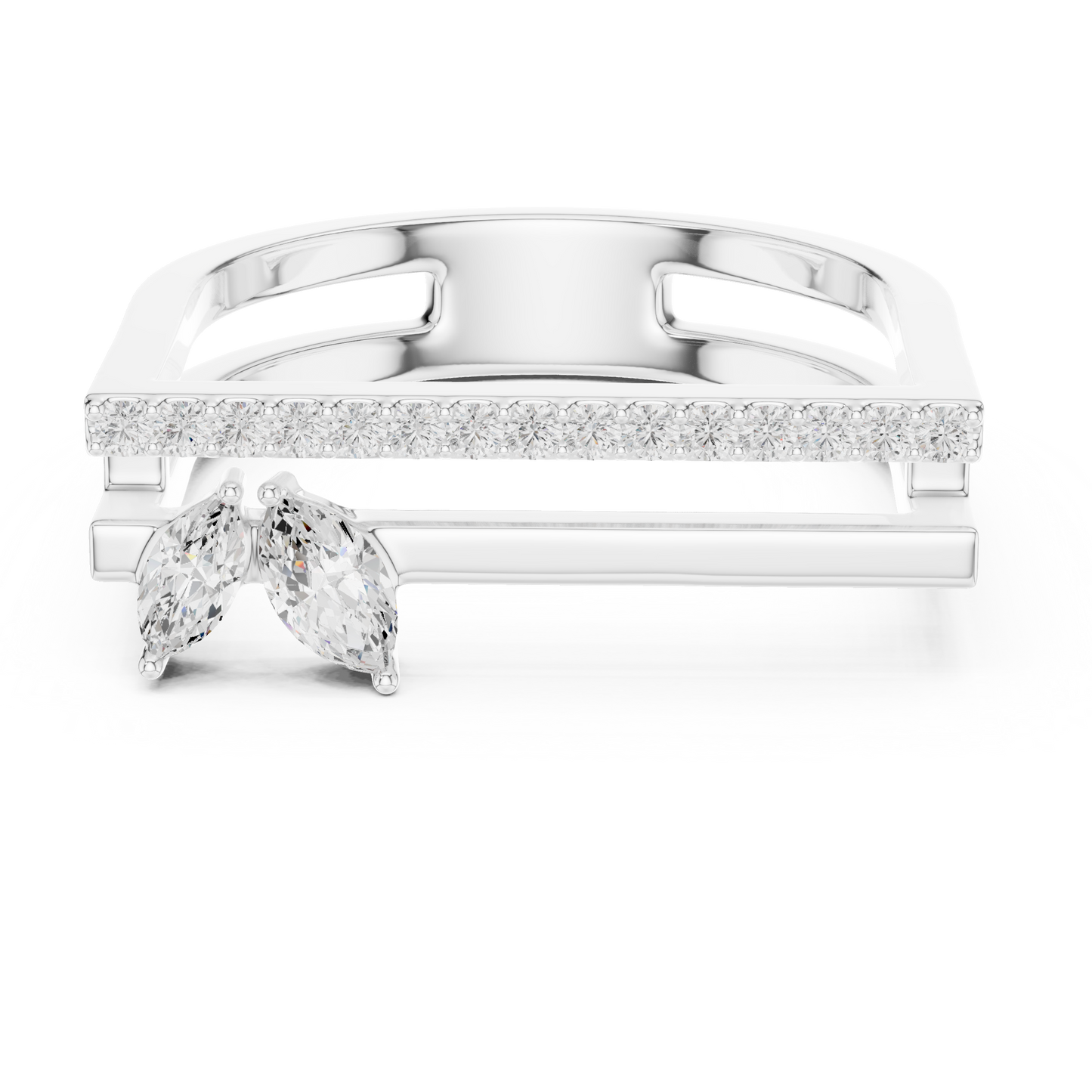 Auryn Crest Diamond Ring