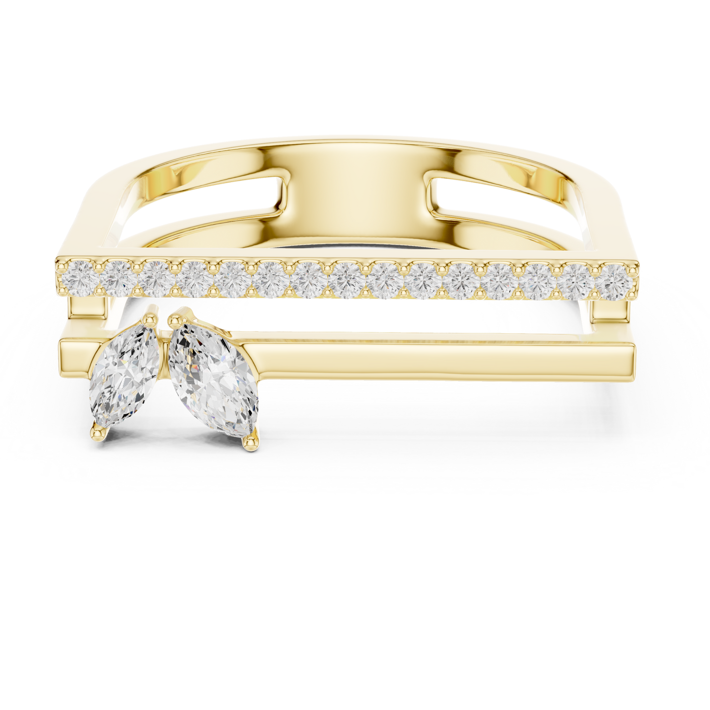Auryn Crest Diamond Ring