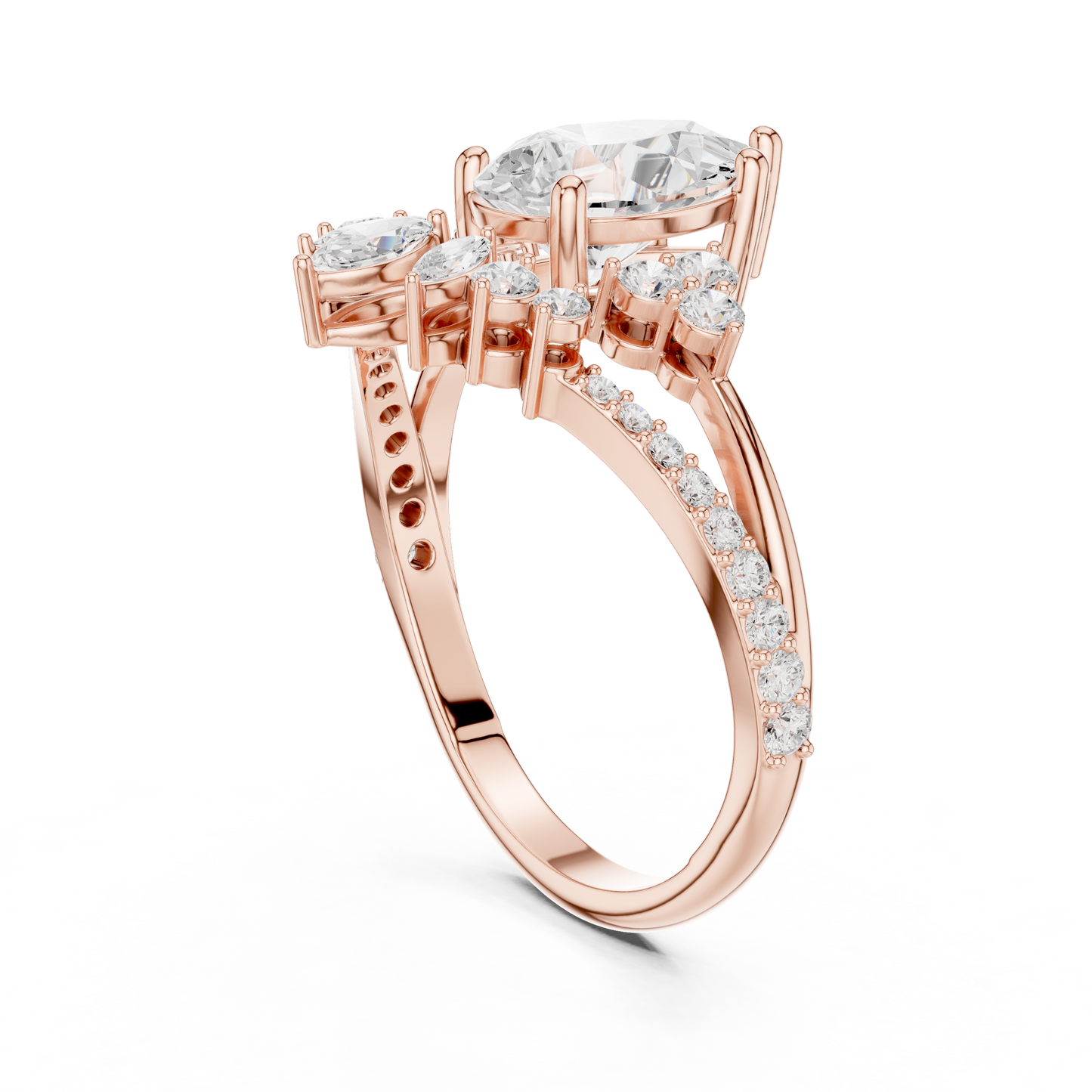 Crystal Pact Diamond Ring