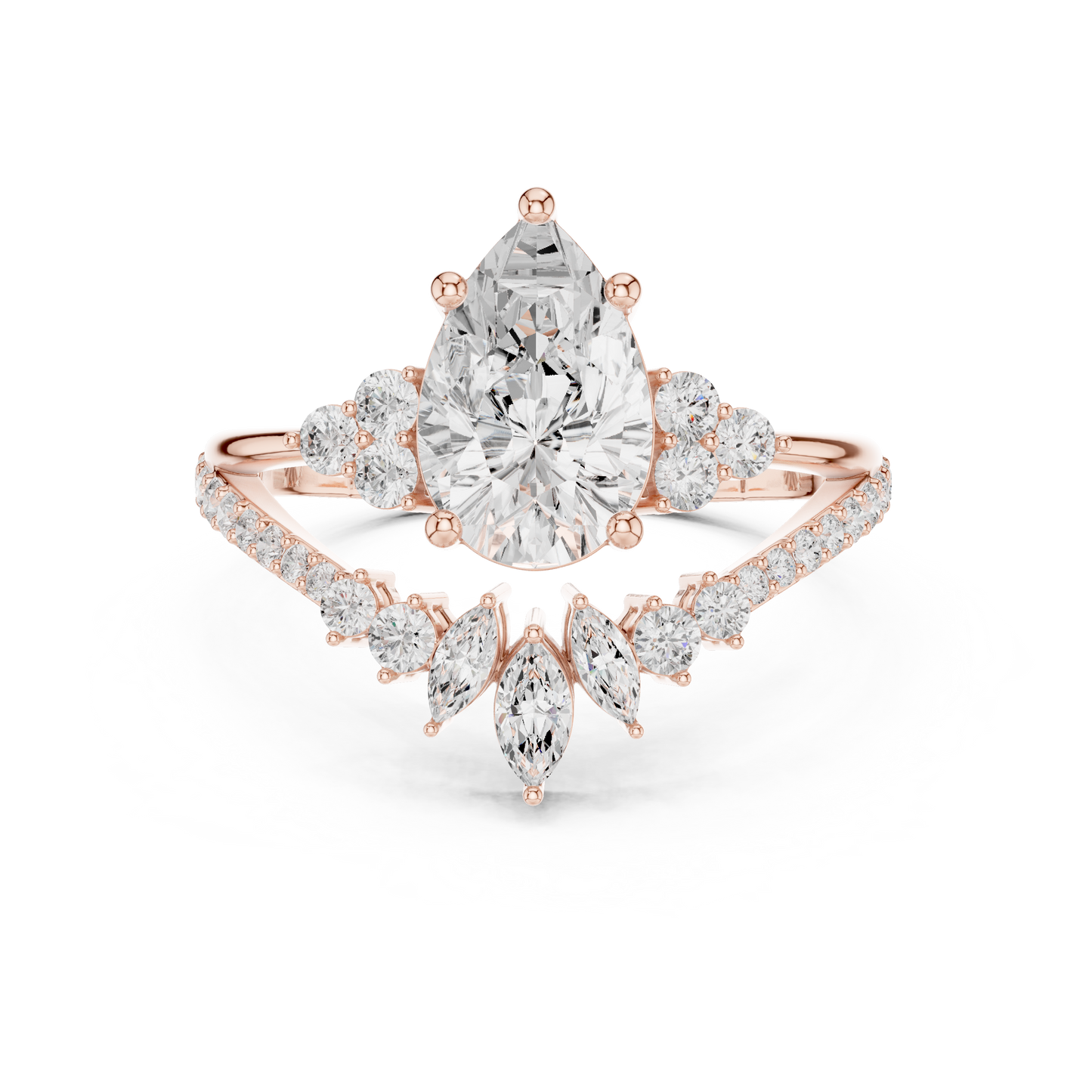 Crystal Pact Diamond Ring
