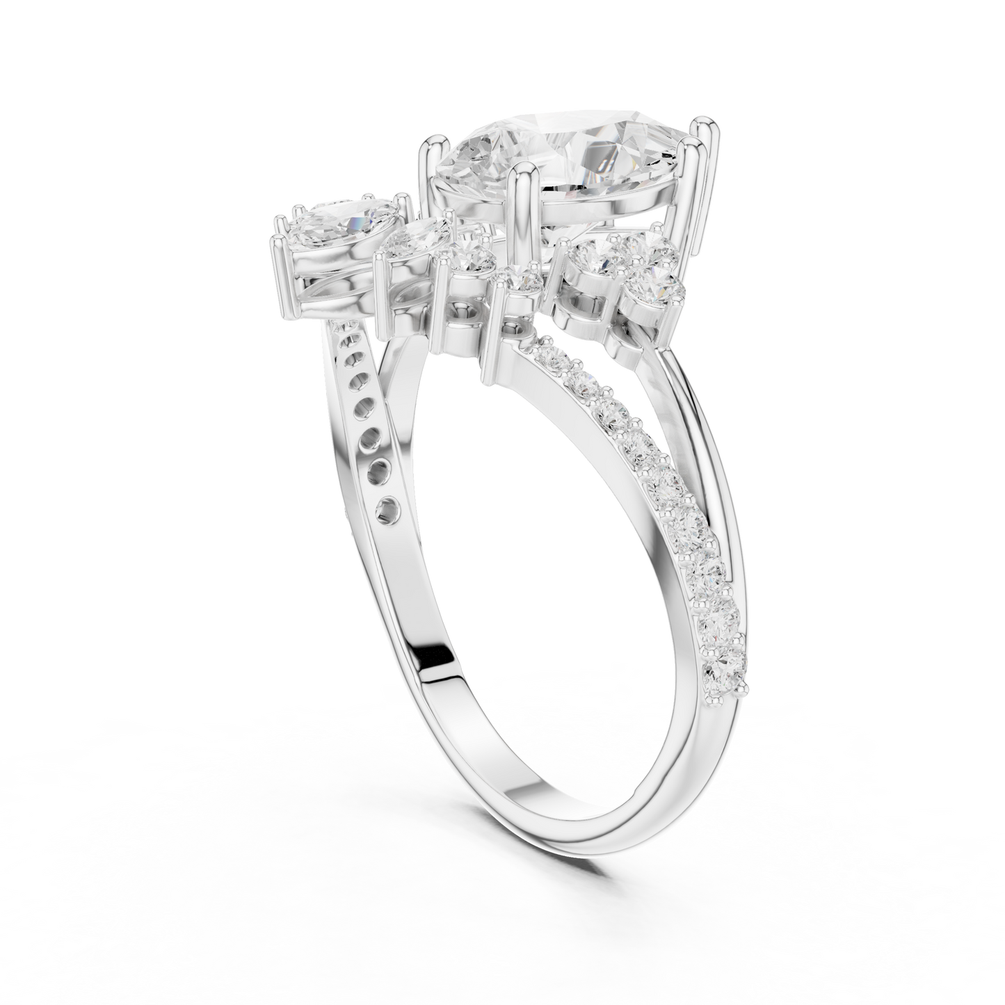 Crystal Pact Diamond Ring