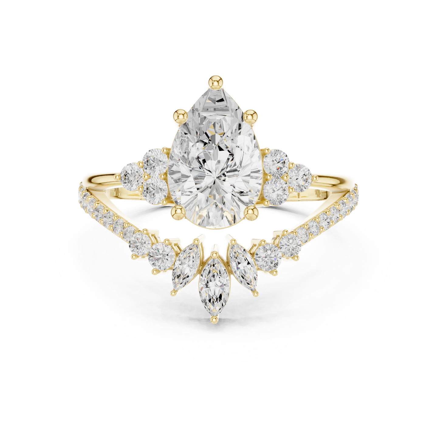 Crystal Pact Diamond Ring