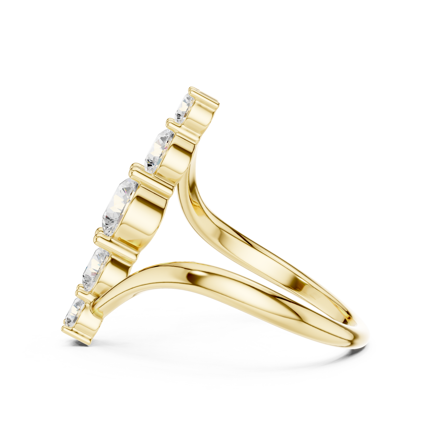 Velvet Circle Diamond Ring