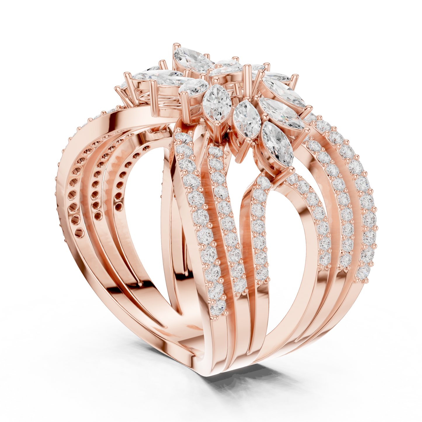 Crown Jewel Diamond Ring