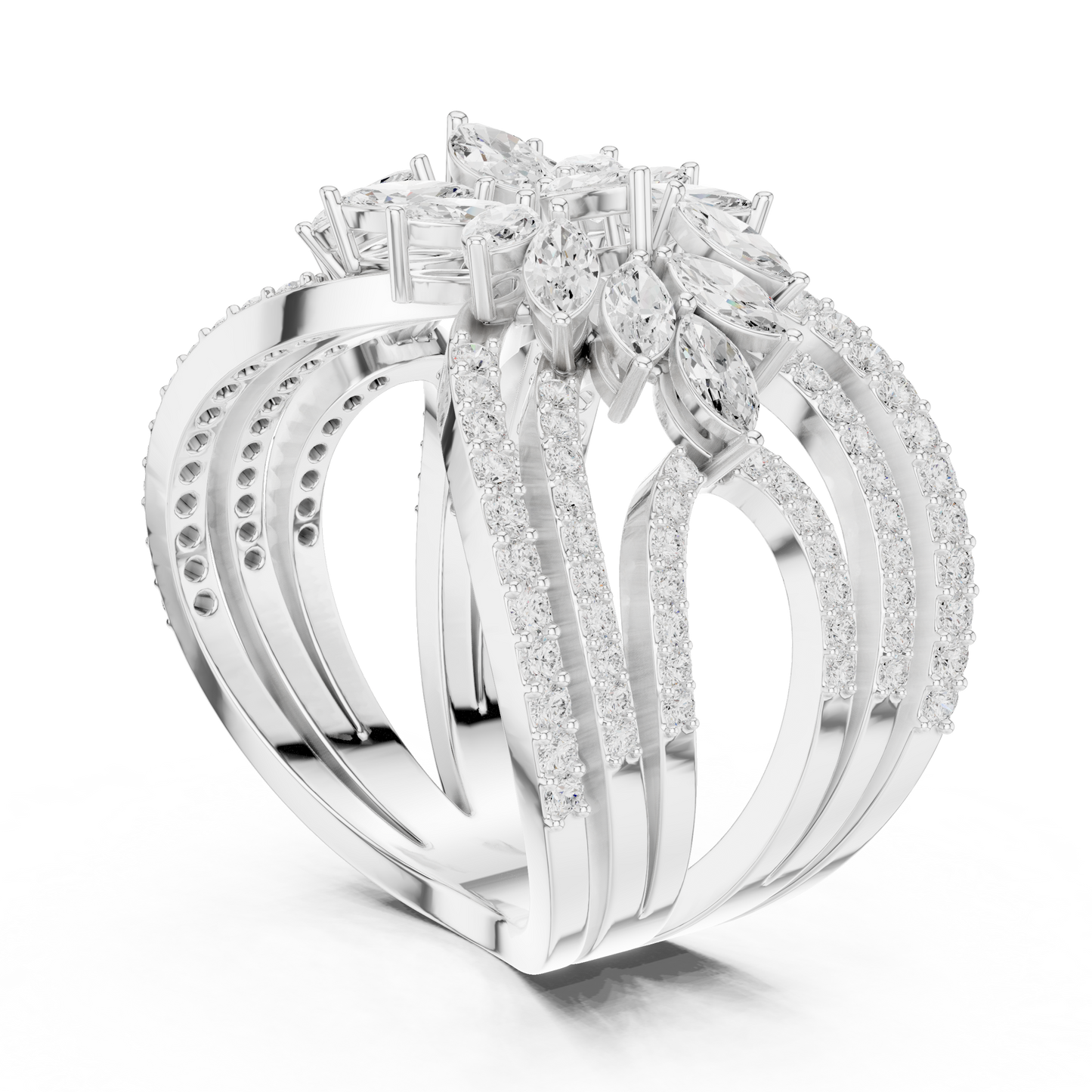 Crown Jewel Diamond Ring