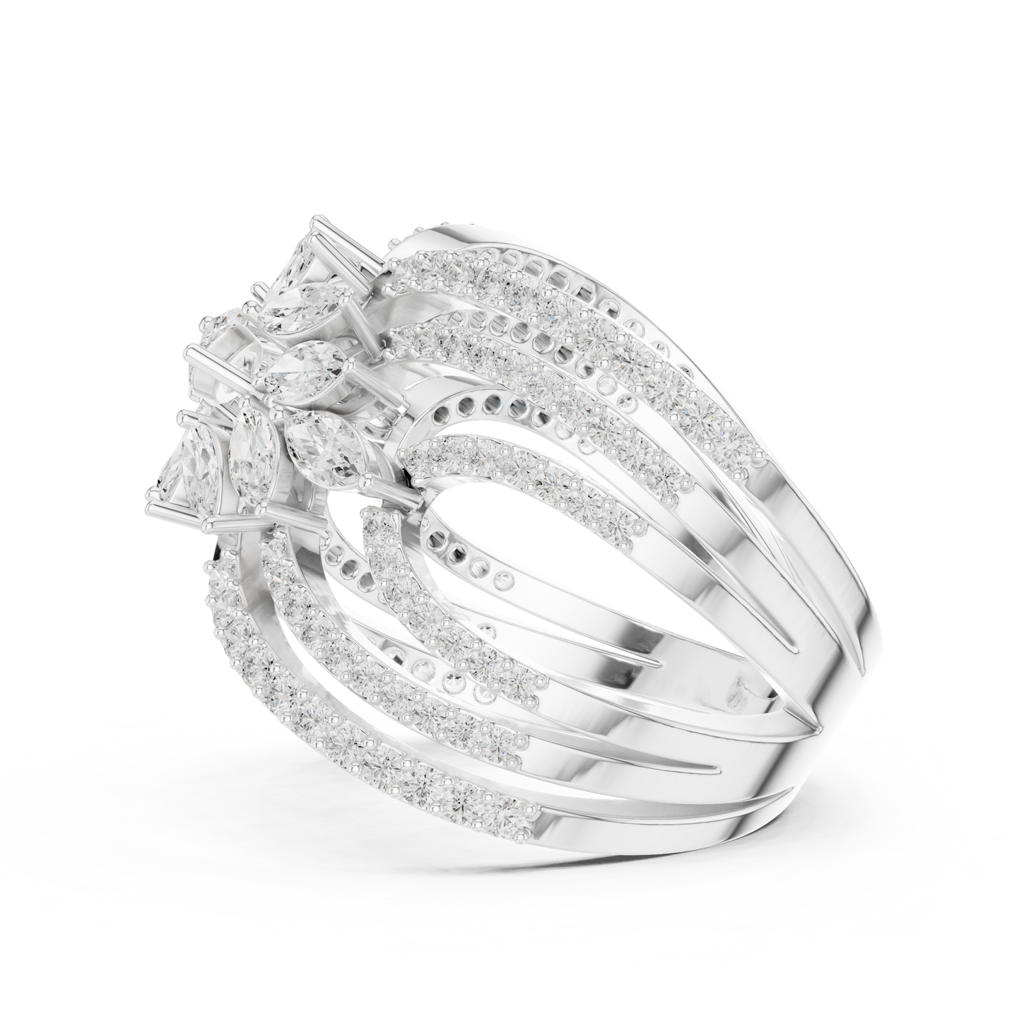 Crown Jewel Diamond Ring