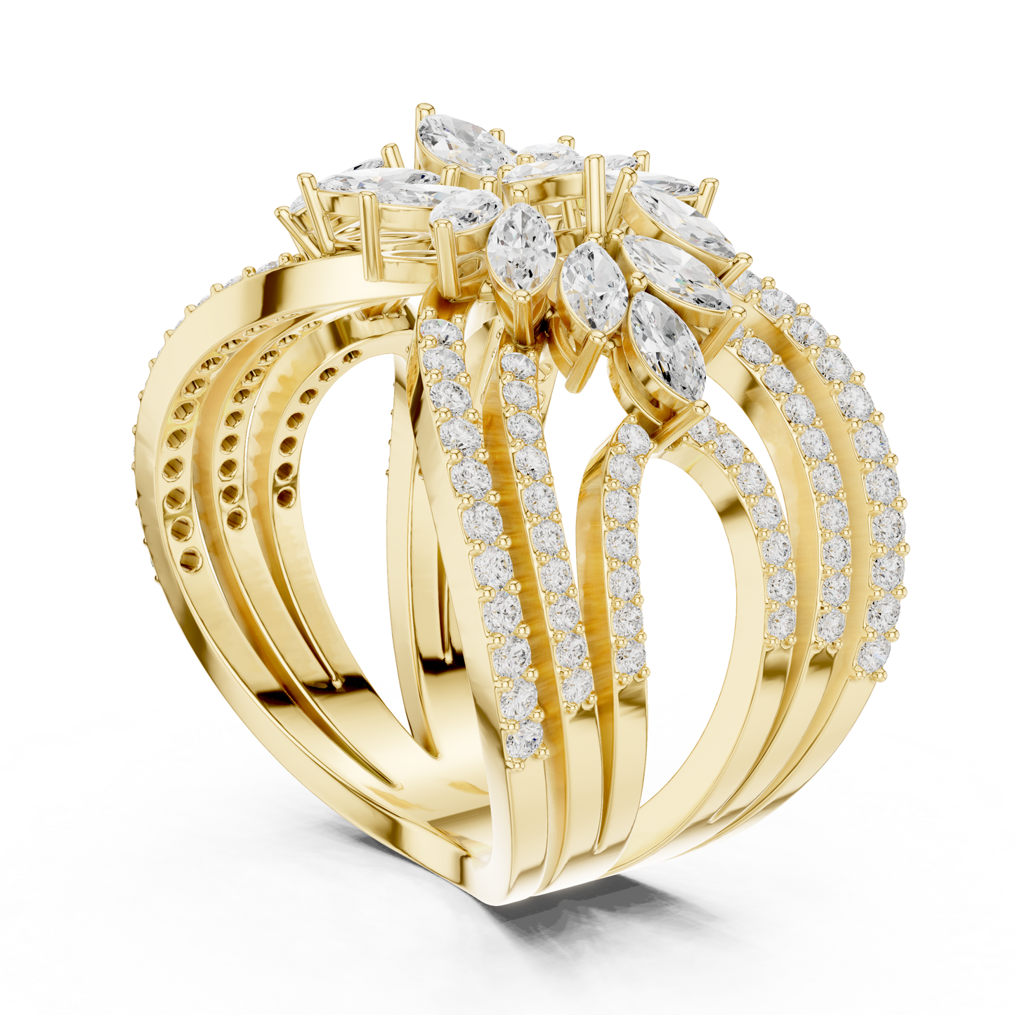 Crown Jewel Diamond Ring