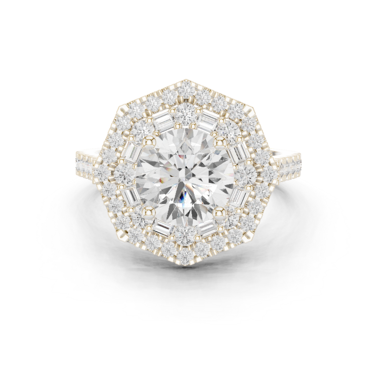 Starbind Circle Solitaire Ring