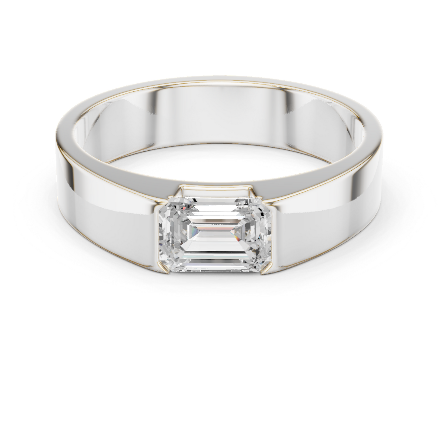 Ember Bond Mens Solitaire Ring