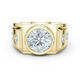 Phantom Stone Men Solitaire Ring