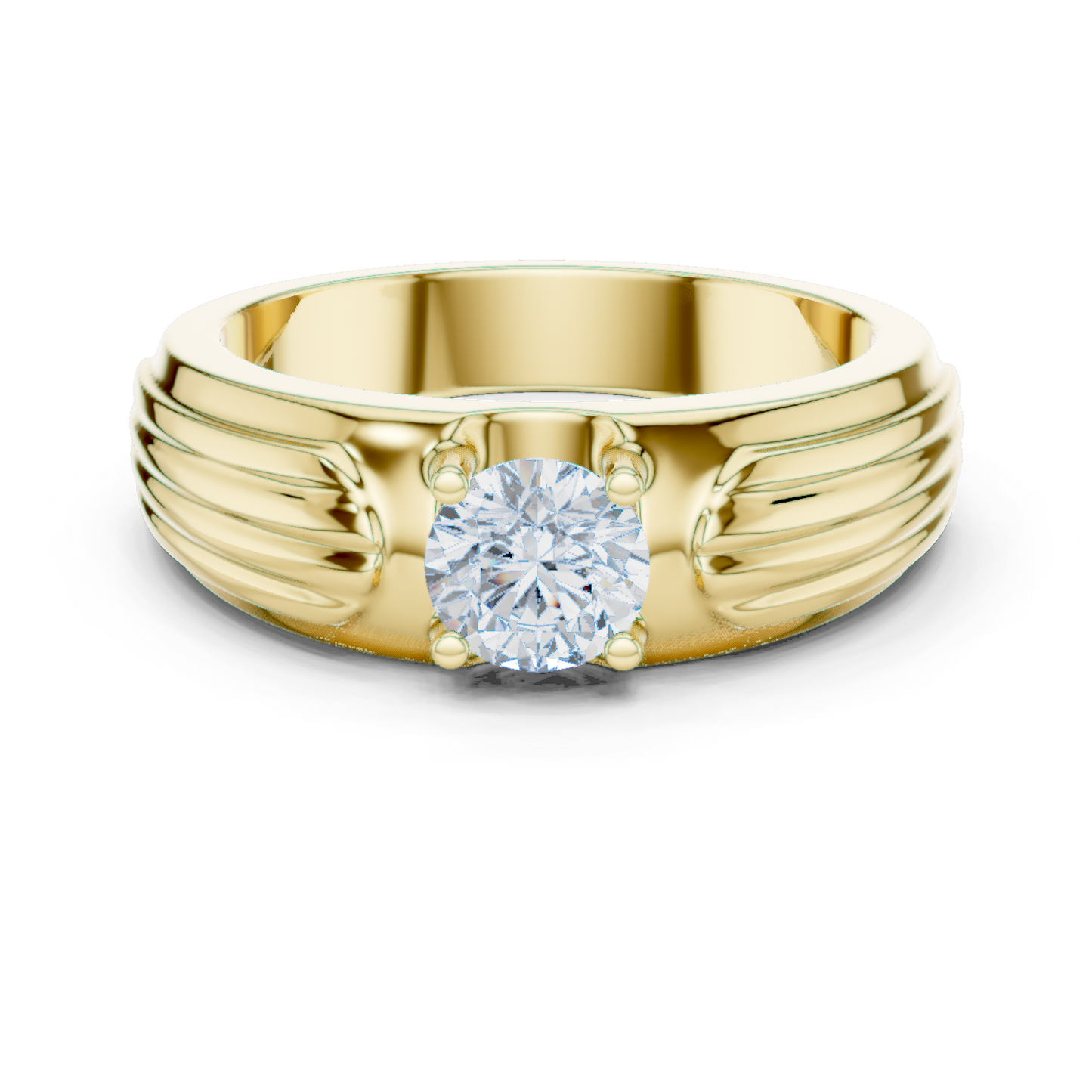 Rogue Solitaire Ring for Men