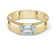 Aether Solitaire Ring for Men