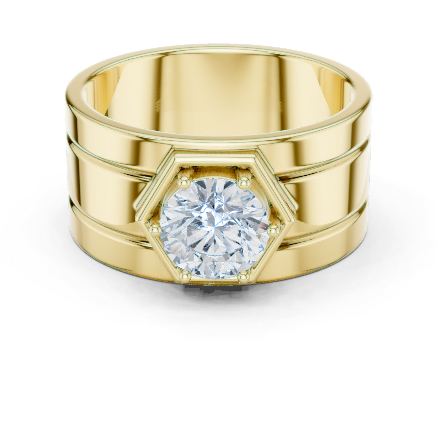 Vow of Valor Men Solitaire Ring