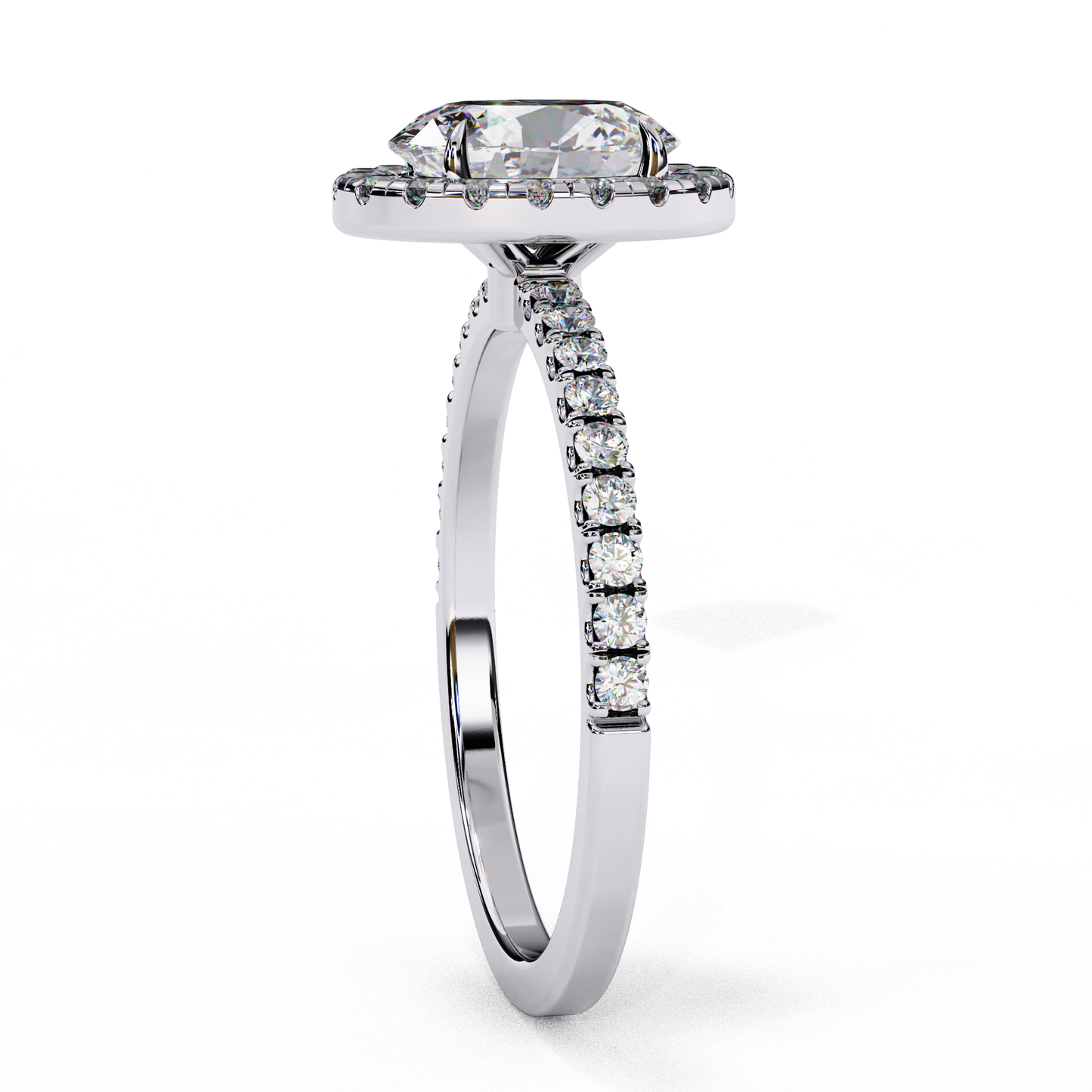 Aurelia Majestique Oval Solitaire Ring