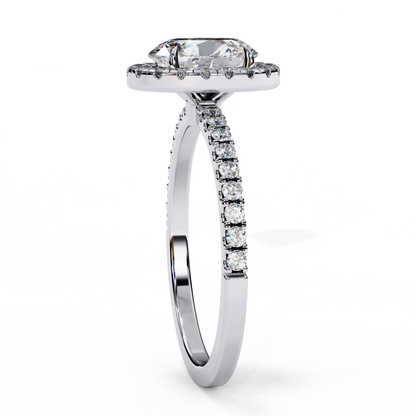 Aurelia Majestique Oval Solitaire Ring