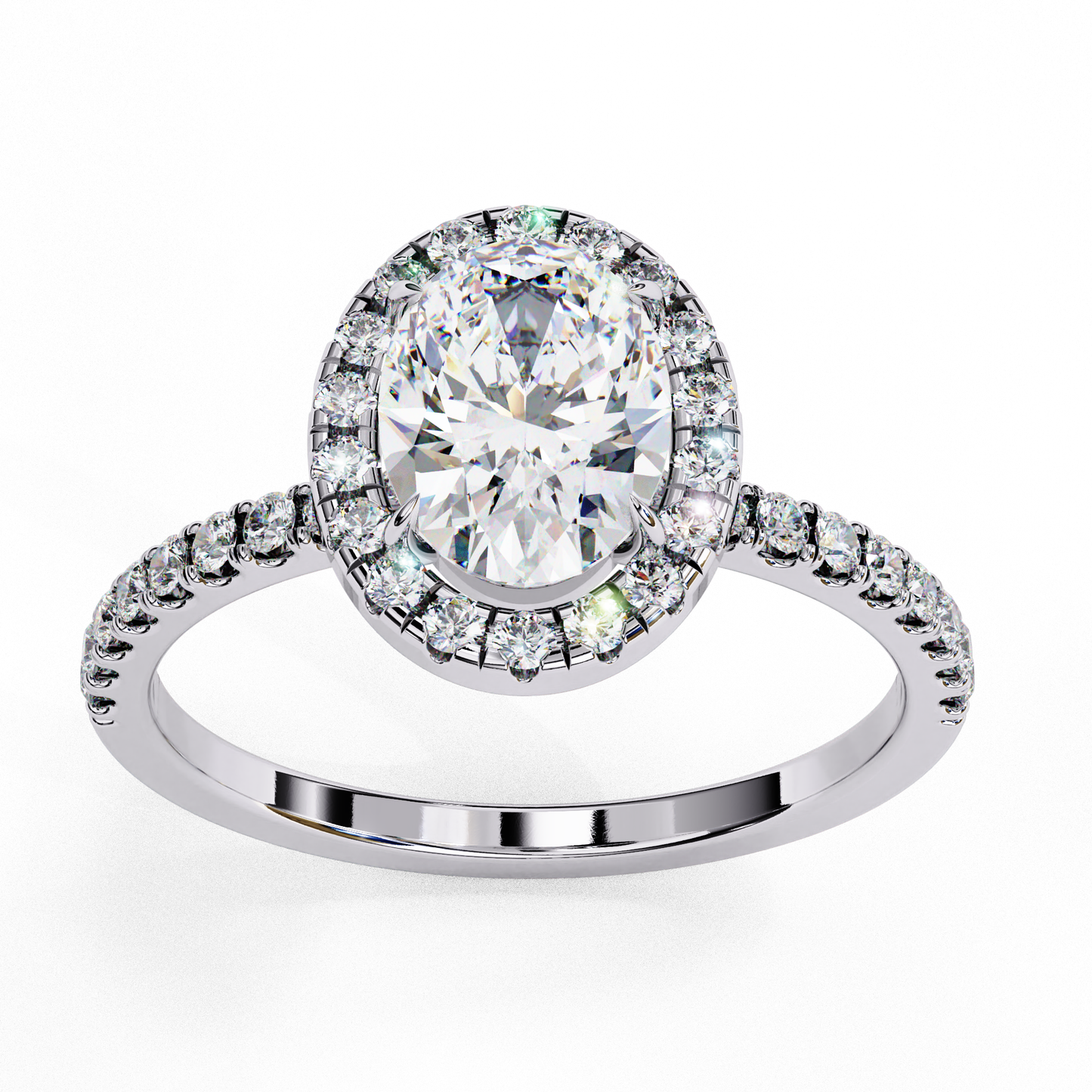 Aurelia Majestique Oval Solitaire Ring