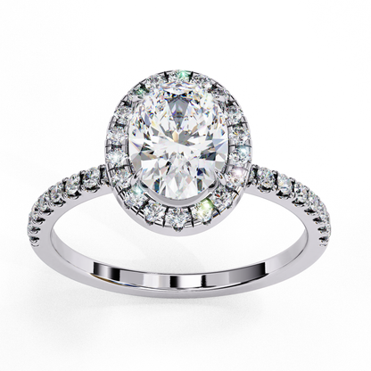 Aurelia Majestique Oval Solitaire Ring