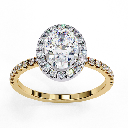 Aurelia Majestique Oval Solitaire Ring