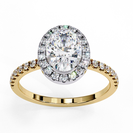 Aurelia Majestique Oval Solitaire Ring
