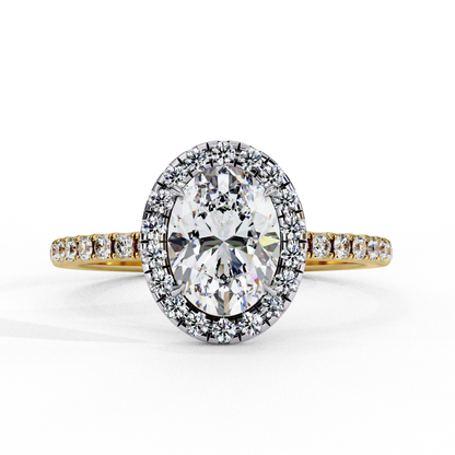 Aurelia Majestique Oval Solitaire Ring
