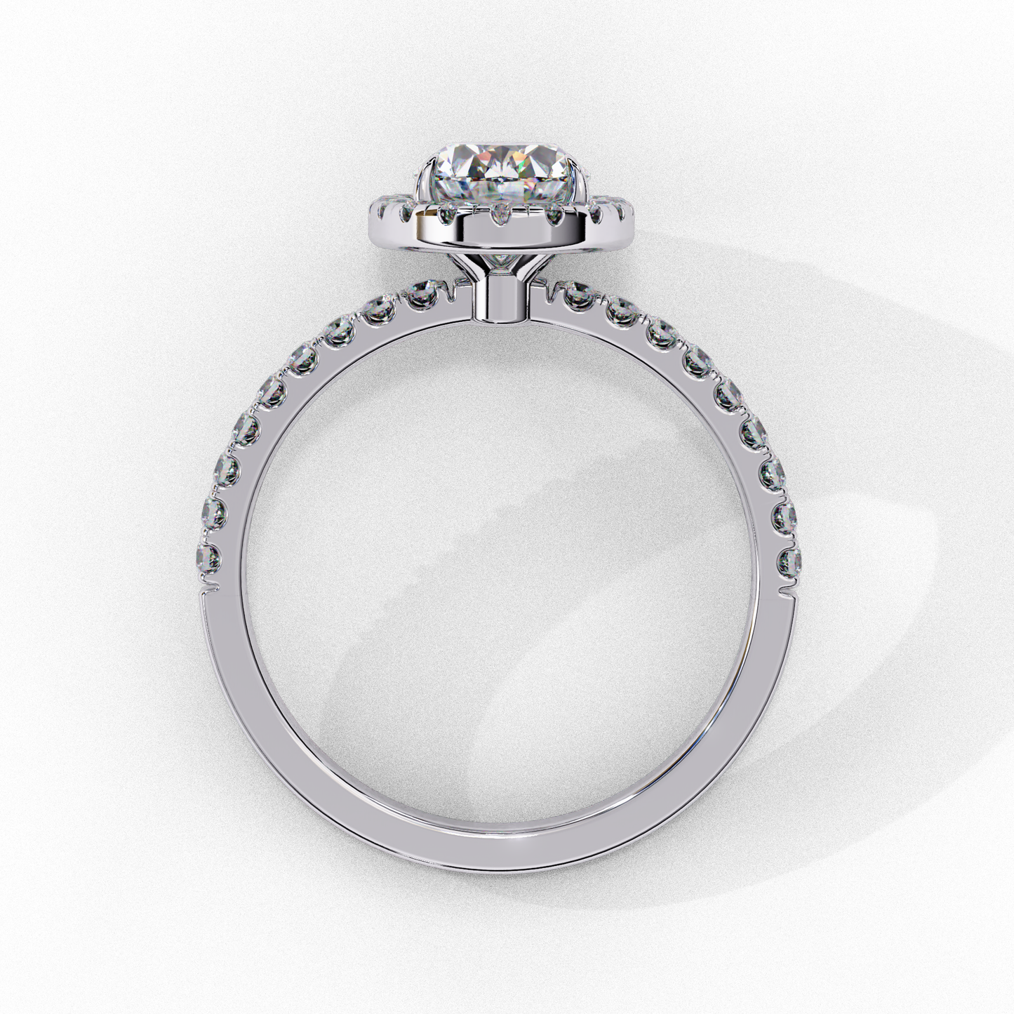 Aurelia Majestique Oval Solitaire Ring
