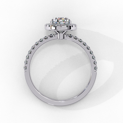 Aurelia Majestique Oval Solitaire Ring