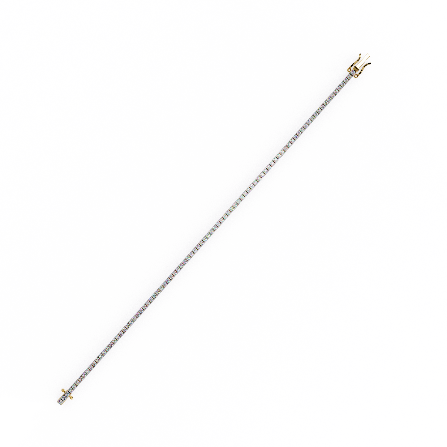 BareBrilliance Line Tennis Bracelet
