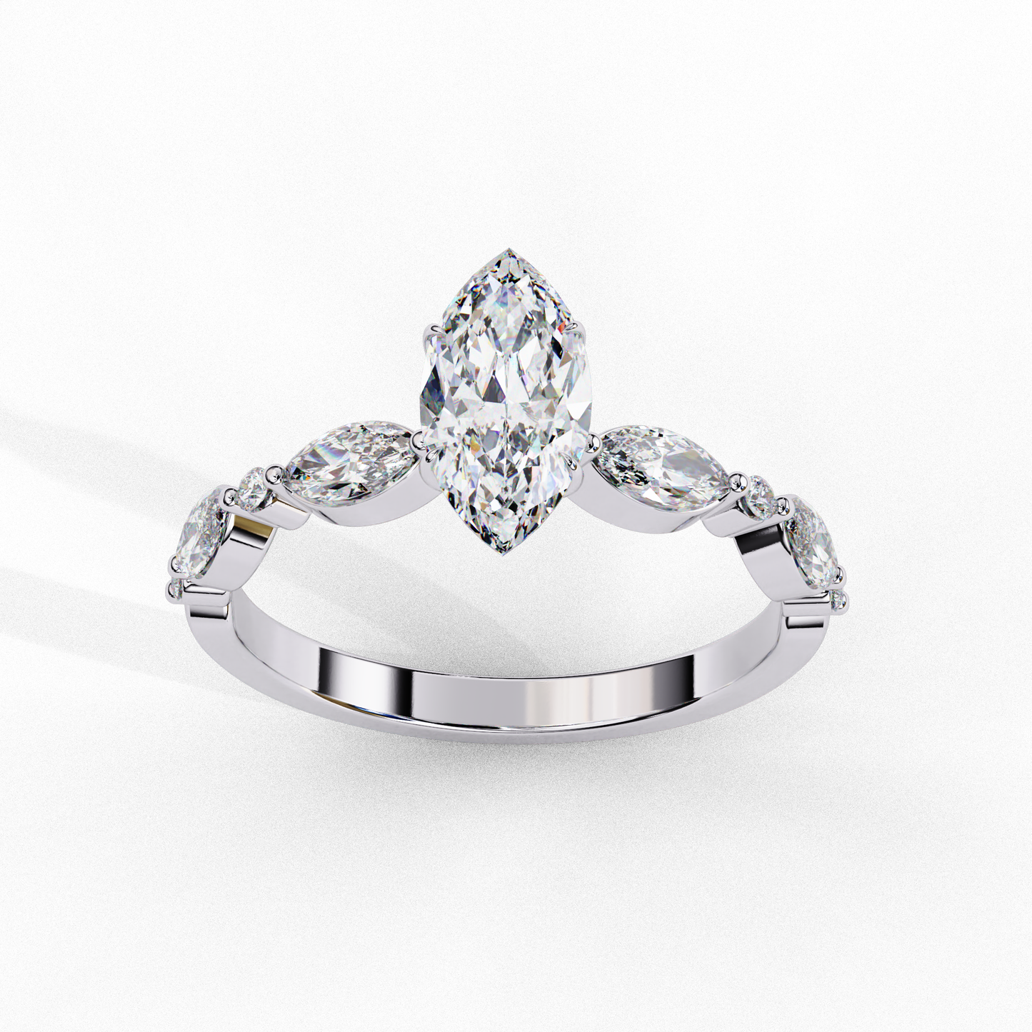 Crownelle Pure Marquise Solitaire Ring