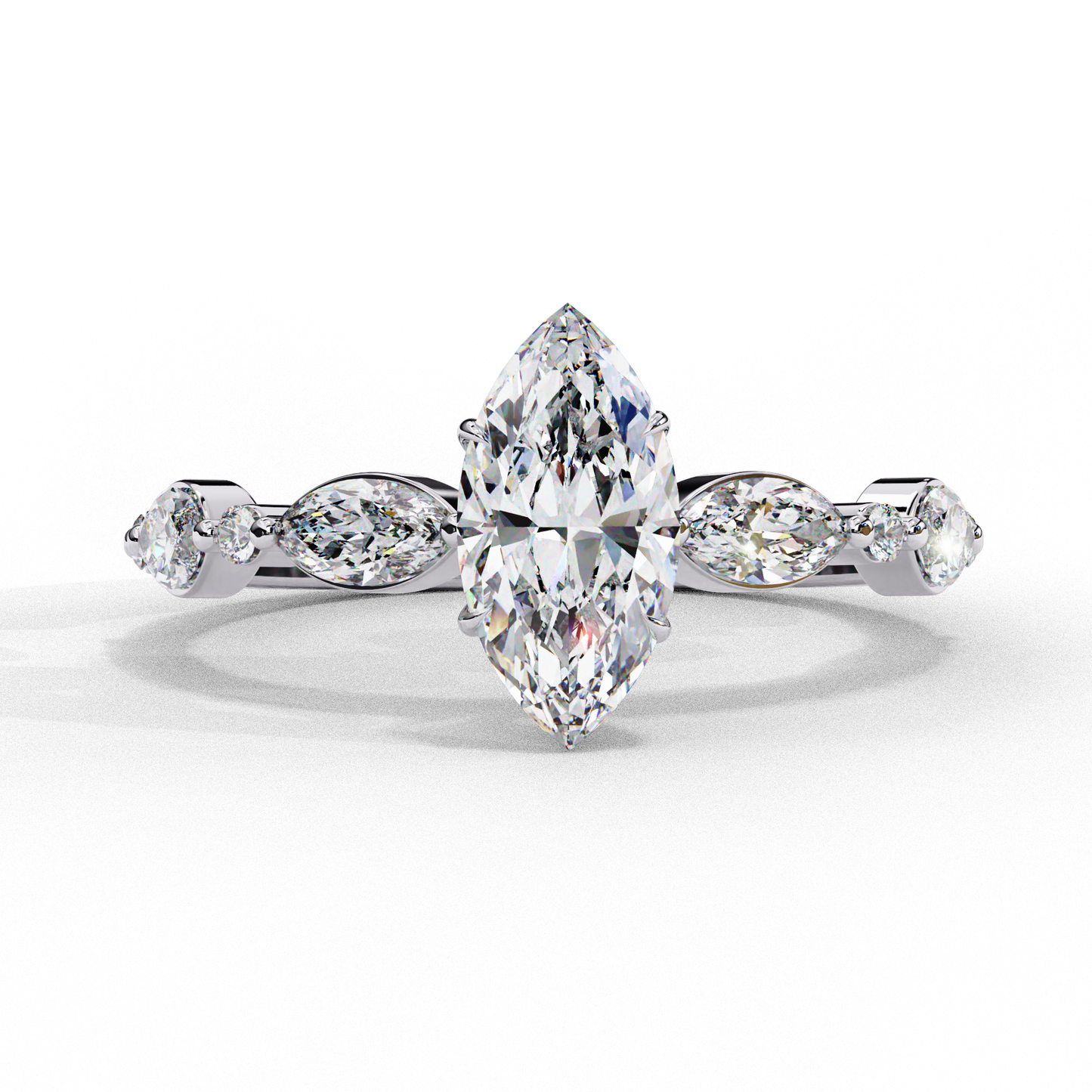 Crownelle Pure Marquise Solitaire Ring