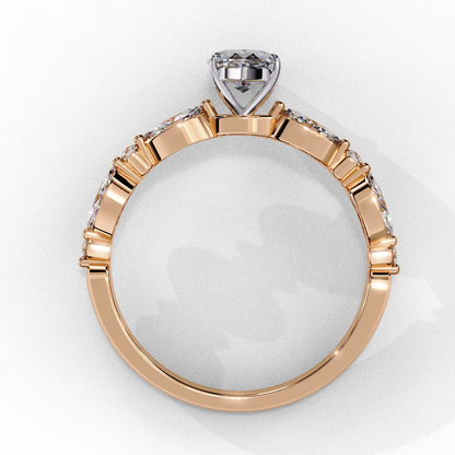 Crownelle Pure Marquise Solitaire Ring