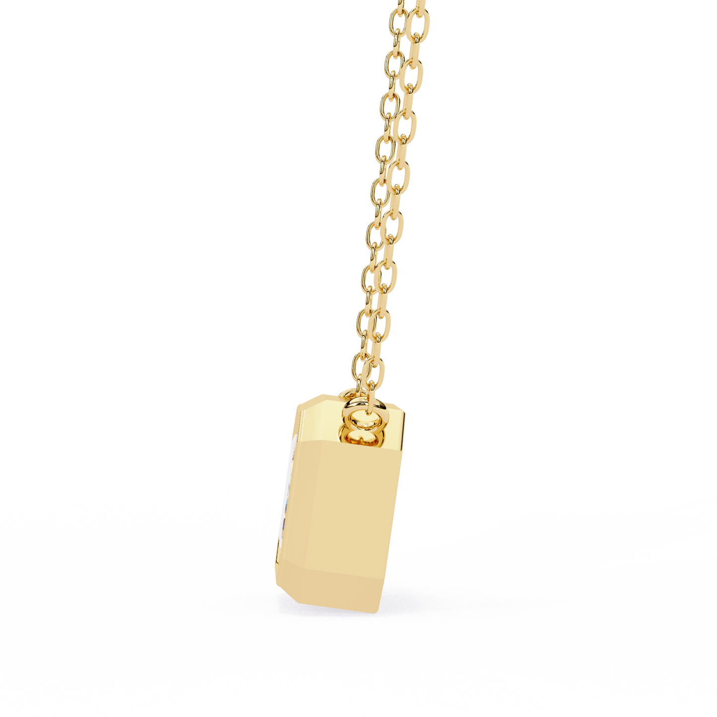 Lunaria Aristelle Emerald Solitaire Pendant