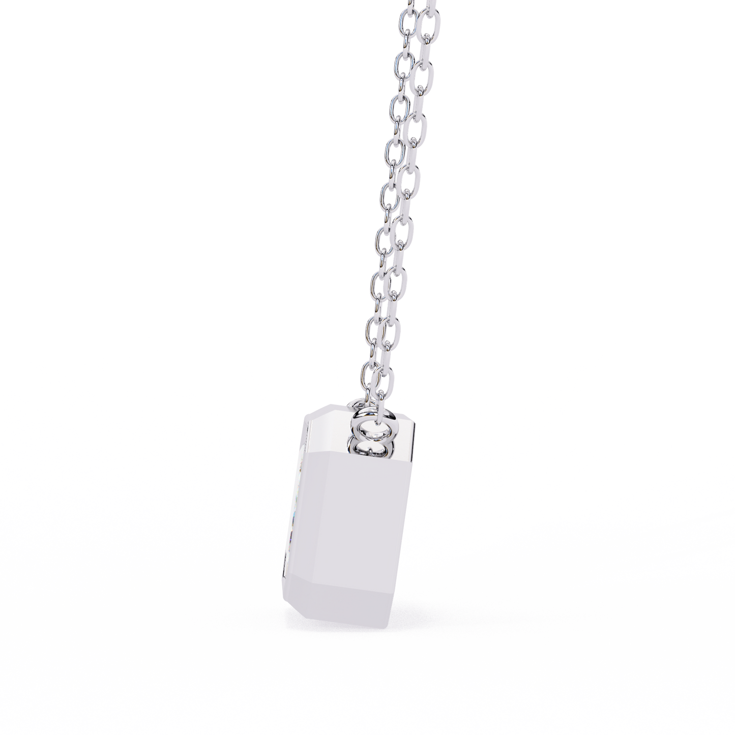 Lunaria Aristelle Emerald Solitaire Pendant
