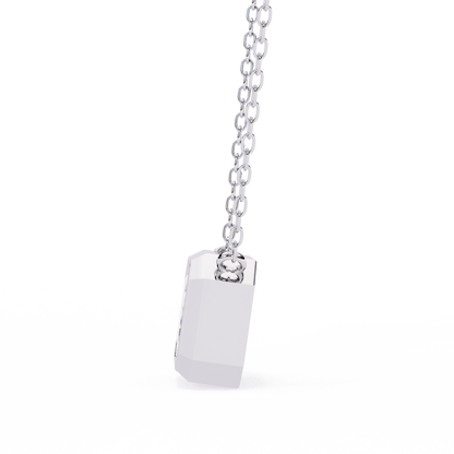 Lunaria Aristelle Emerald Solitaire Pendant