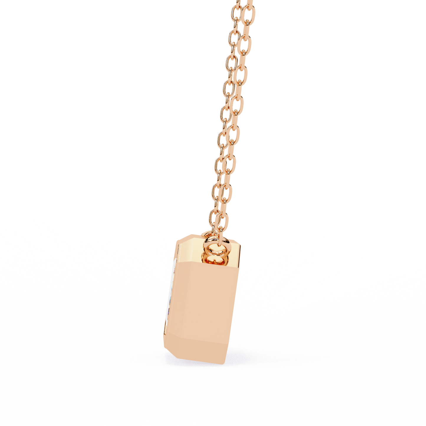 Lunaria Aristelle Emerald Solitaire Pendant