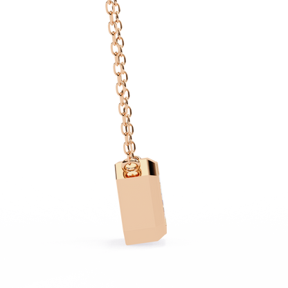 Lunaria Aristelle Emerald Solitaire Pendant