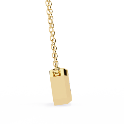 Lunaria Aristelle Emerald Solitaire Pendant
