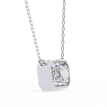 Lunaria Aristelle Emerald Solitaire Pendant