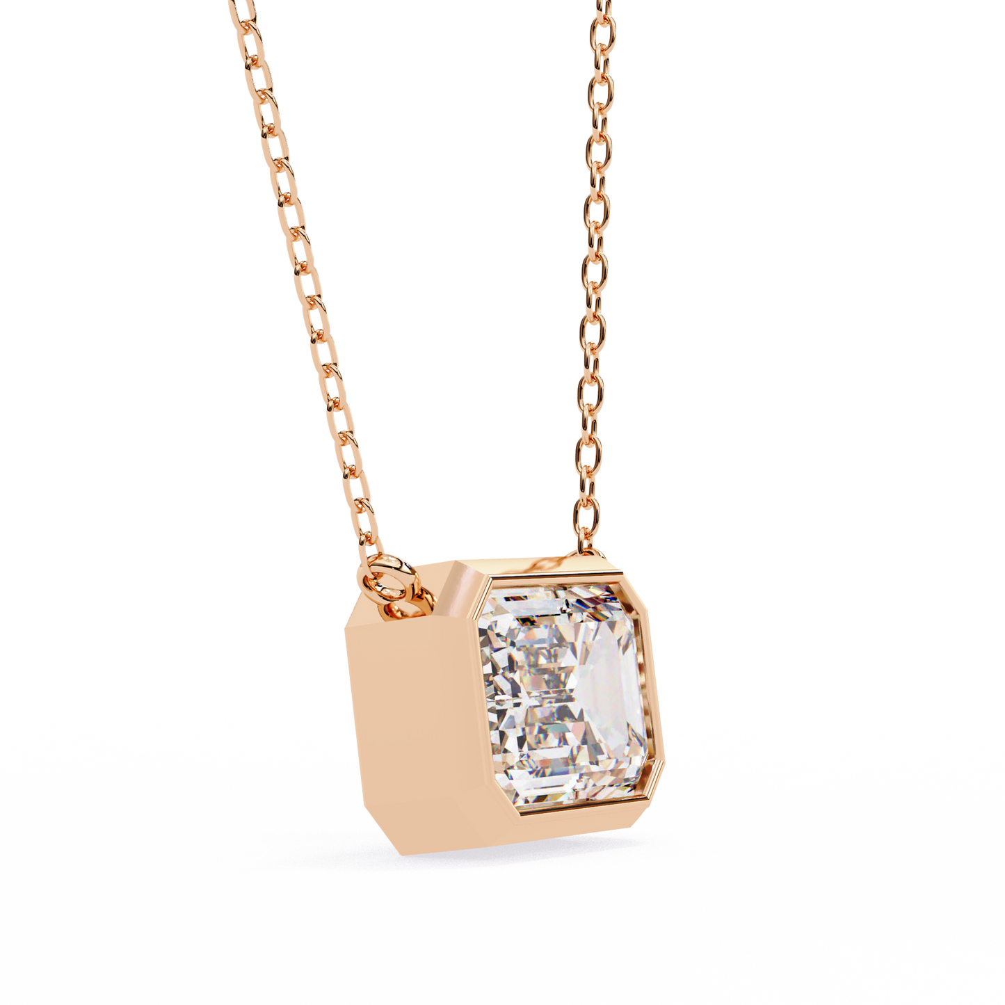 Lunaria Aristelle Emerald Solitaire Pendant