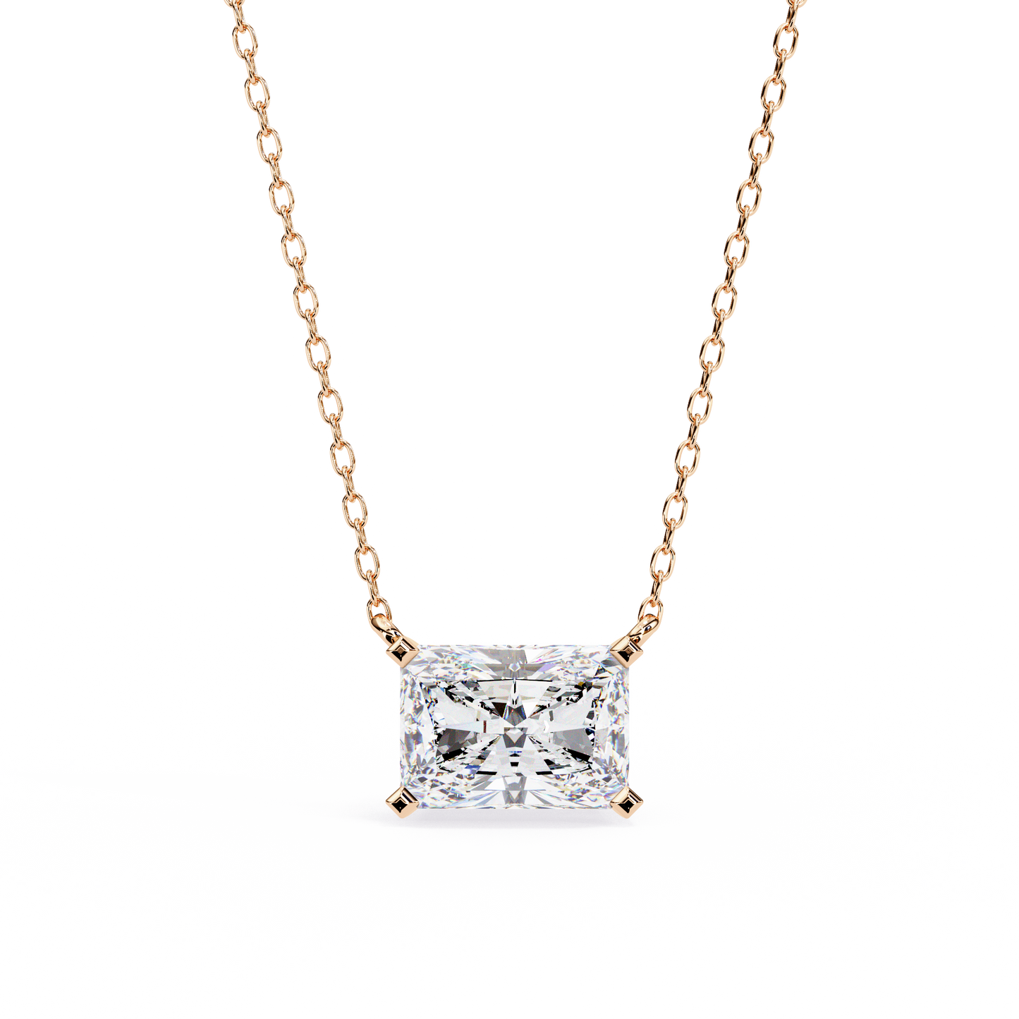 Vespera Celestique Radiant Solitaire Pendant
