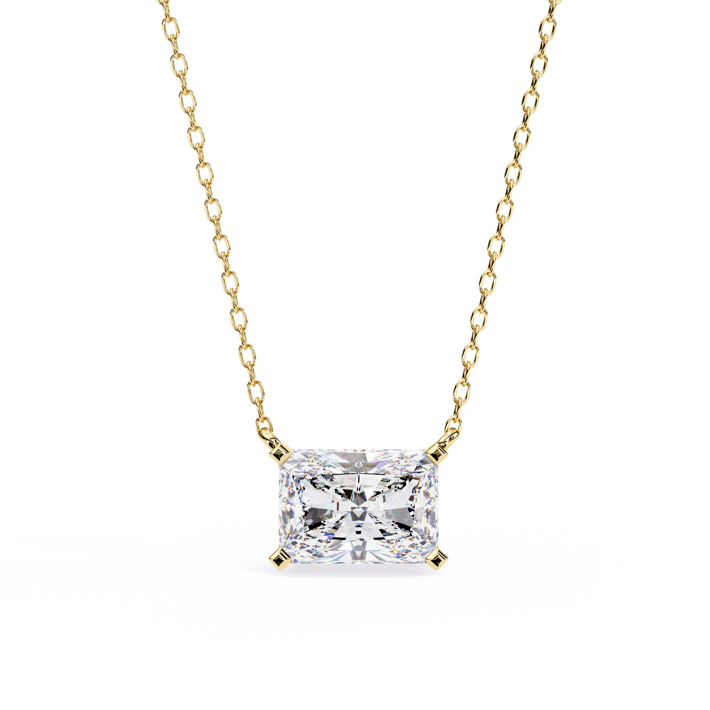 Vespera Celestique Radiant Solitaire Pendant