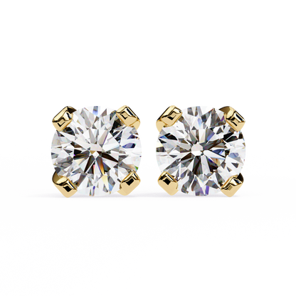 Devotelle Solitaire Diamond Earrings