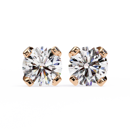 Devotelle Solitaire Diamond Earrings