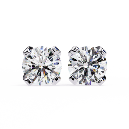 Devotelle Solitaire Diamond Earrings