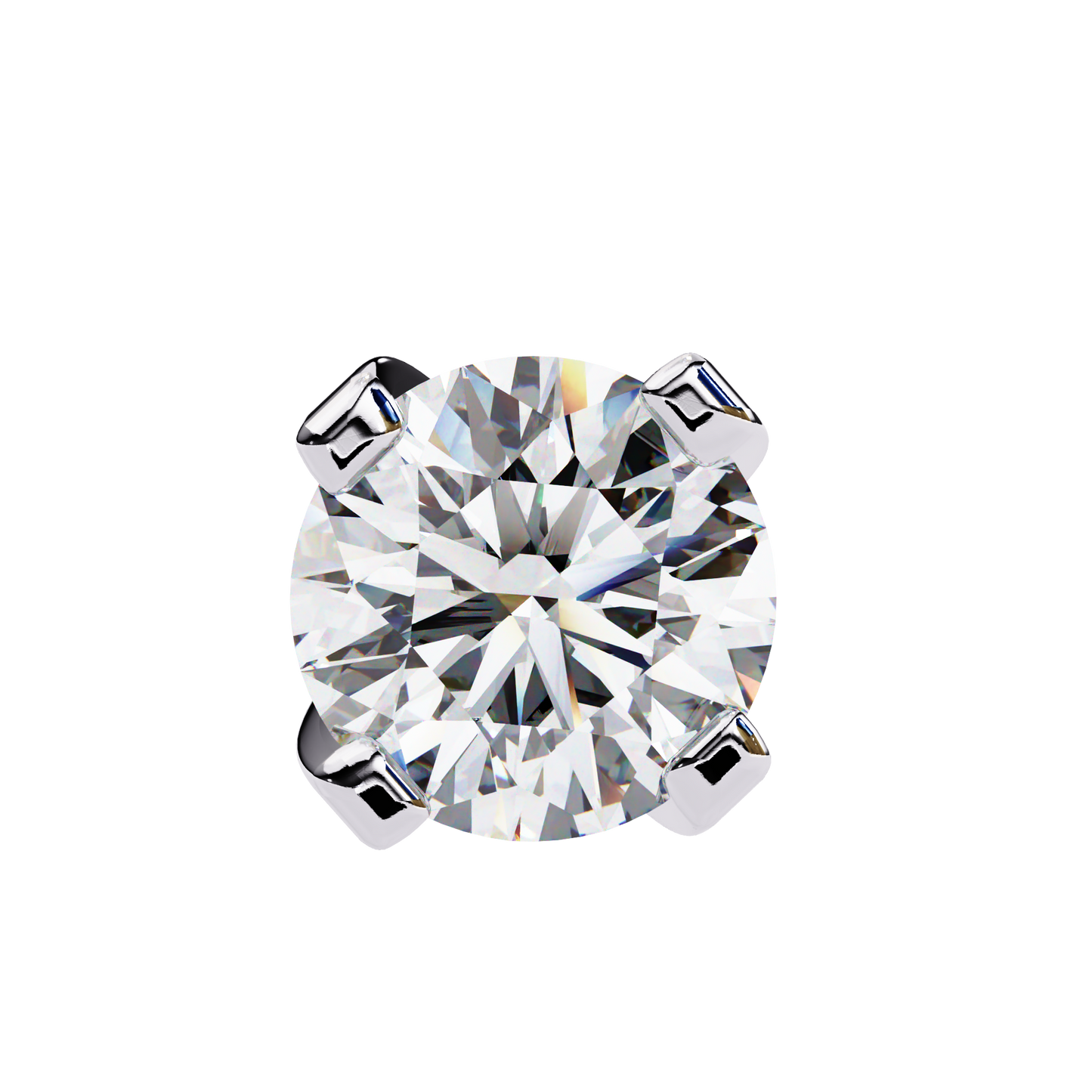 Devotelle Solitaire Diamond Earrings