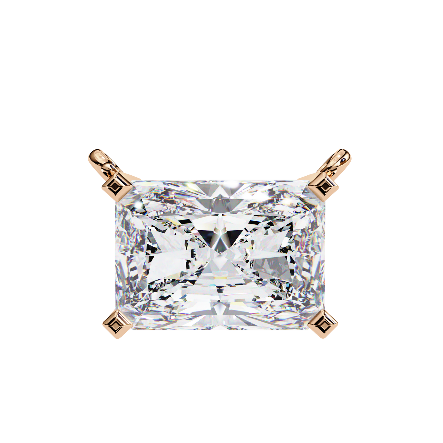 Vespera Celestique Radiant Solitaire Pendant