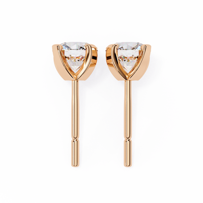 Devotelle Solitaire Diamond Earrings