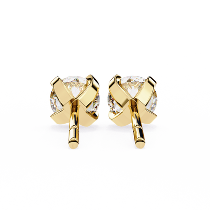Devotelle Solitaire Diamond Earrings